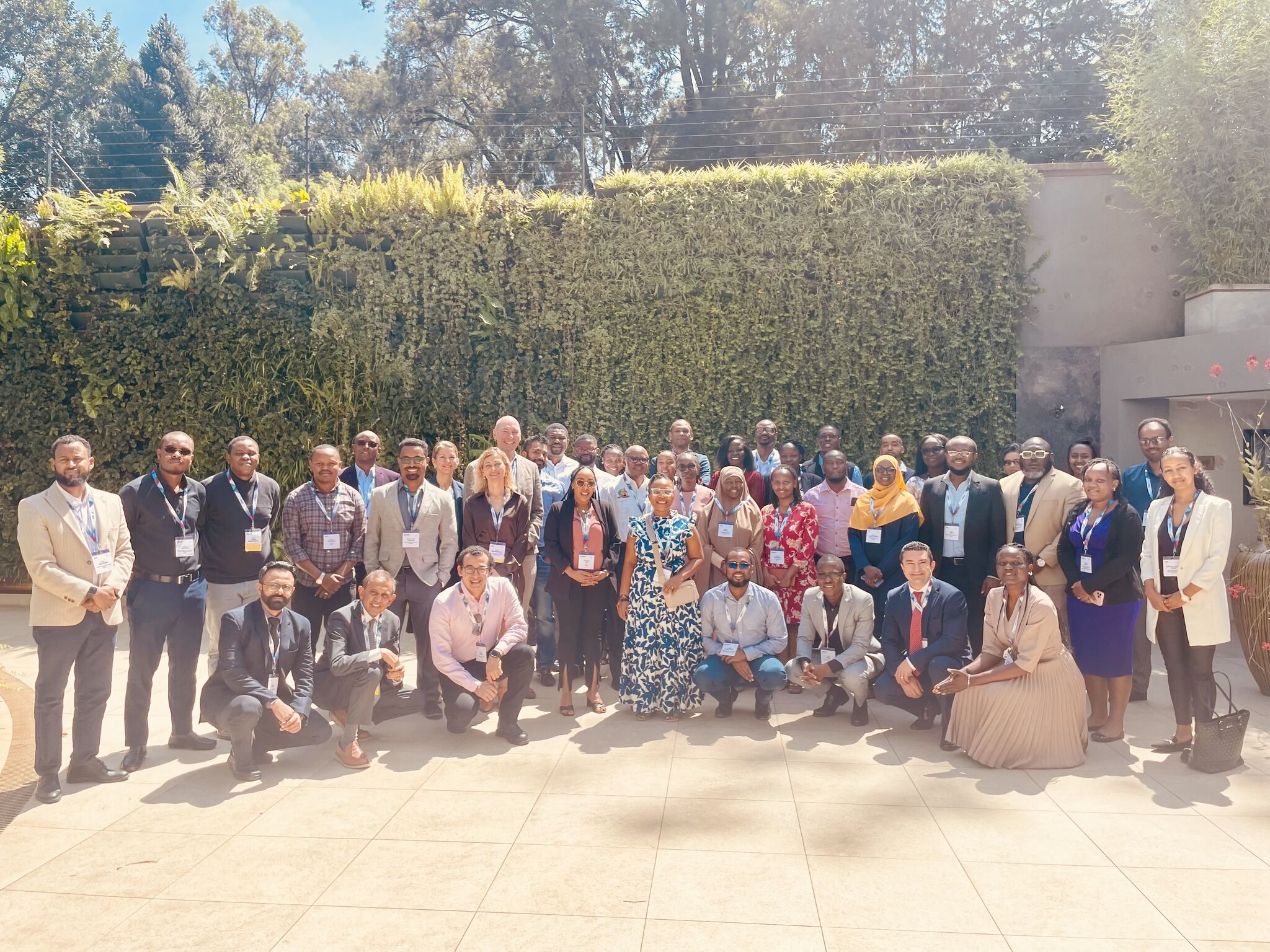 AFROC participants during an ESMO preceptorship session in Kenya.
