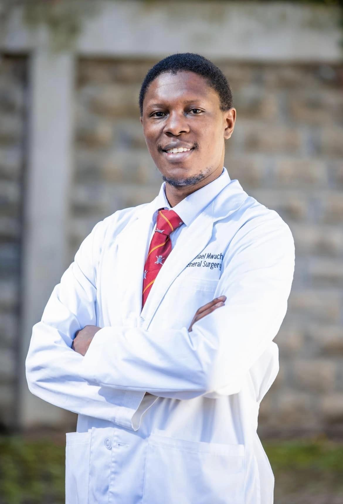 Portrait of Dr. Michael Mwachiro.